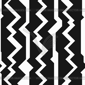 Monochrome totem seamless pattern - vector clip art