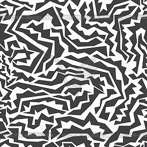 Monochrome tribal seamless pattern - vector image