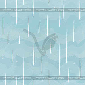 Rain seamless pattern - vector clip art