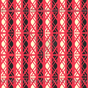 Red ancient seamless pattern - vector image