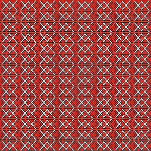 Red vintage seamless pattern - vector clip art