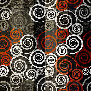 Retro spiral seamless - vector image