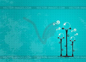 Streetlight background - vector image