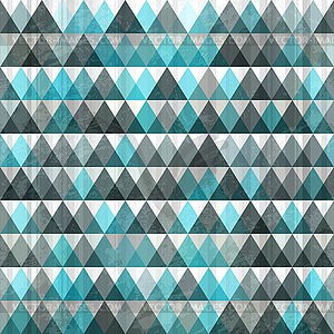 Triangle blue seamless - vector image