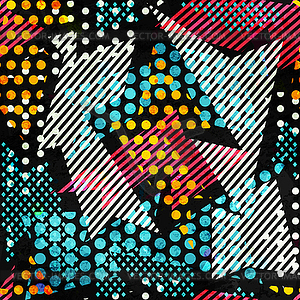 Bright cloth seamless pattern - vector clip art