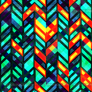 Bright fantastic seamkess pattern - vector image