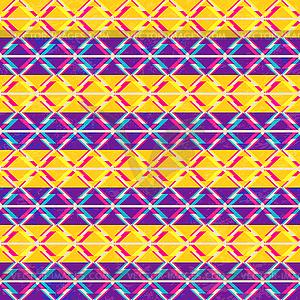 Psychedelic triangle seamless pattern - vector image