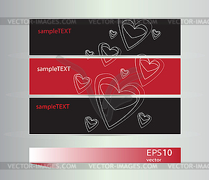 Set of banners - vector image