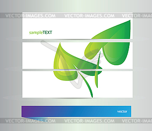 Set of colorful banners - royalty-free vector clipart