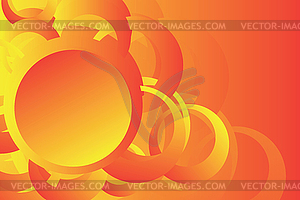 Abstract background with elements - vector clipart