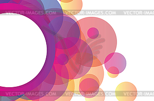 Abstract background with elements - vector image