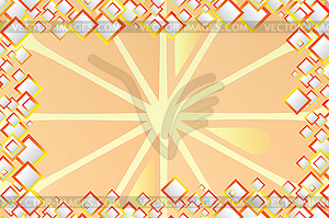 Background - frame with squares - vector clipart