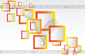 Background with squares - vector image