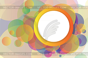 Abstract background with elements - vector clipart