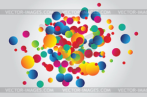 Background with circles - vector clip art