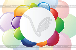 Block with elements - vector clip art