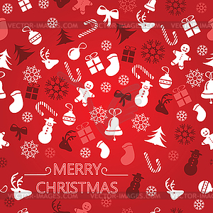 Christmas background, seamless tiling, great - vector clip art