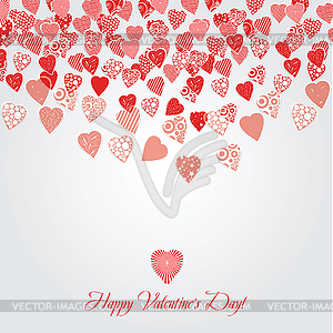 Card for Valentines day - vector clipart