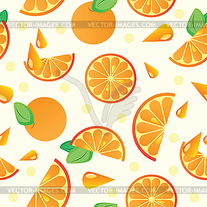 Orange pattern - vector clip art