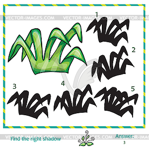 Find shadow of picture - royalty-free vector image