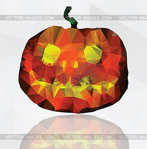 Greeting card for Halloween - vector clip art