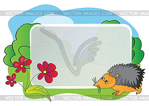 Bright frame - vector image