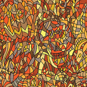 Halloween seamless pattern - vector clipart