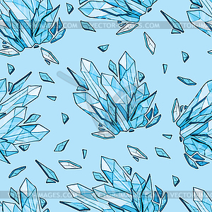 Seamless background of diamonds - vector clipart