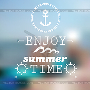 Travel - Blurred Background - royalty-free vector clipart