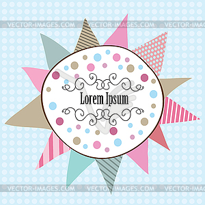 Colorful celebration background with circle of flags - vector clipart