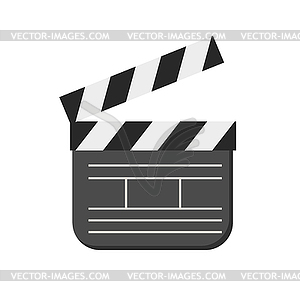 Clapperboard open icon.  - vector clipart / vector image