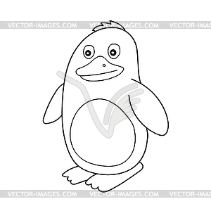 cartoon penguin coloring pages