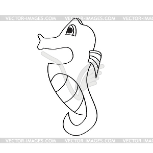 Simple coloring page. Coloring Black and white - vector clipart