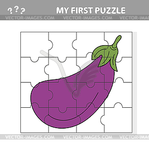 Logic puzzle for kids. Education developing - vector image