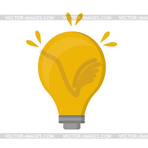 Lightbulb. icon pictogram. Eps  - vector EPS clipart