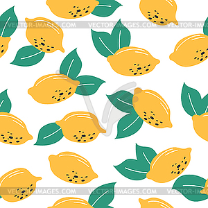 Fresh lemons background. colorful wallpaper . - vector clipart