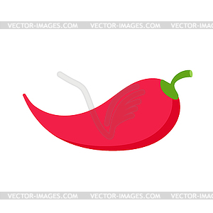 Hot pepper flat icon  - vector clipart