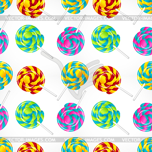 Seamless candy background - vector image