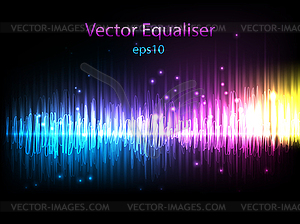 Equalizer background - vector image