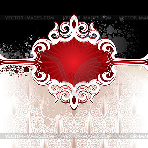 Floral ornament - vector clipart