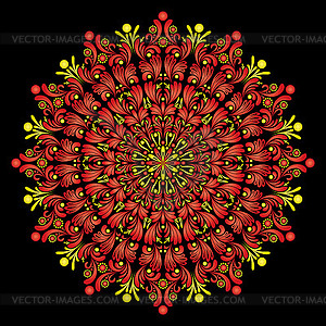 Floral ornament - vector clip art