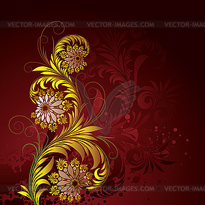 Floral ornament - vector image
