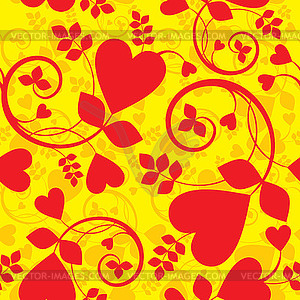 Heart wallpaper - vector clip art