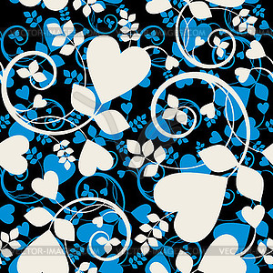 Heart wallpaper - vector clip art