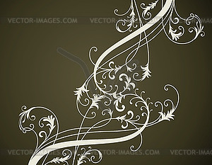 Vintage template frame - stock vector clipart