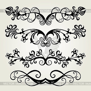 Floral ornament - vector clipart