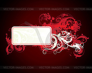 Vintage template frame - vector image