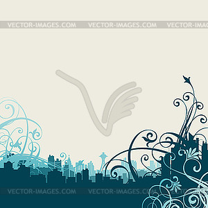 Dirtcity - vector clipart