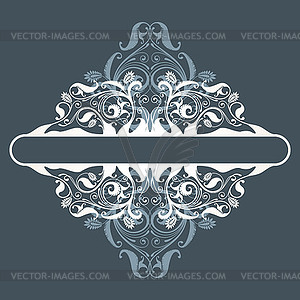 Vintage template frame - vector EPS clipart