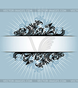 Vintage template frame - vector image